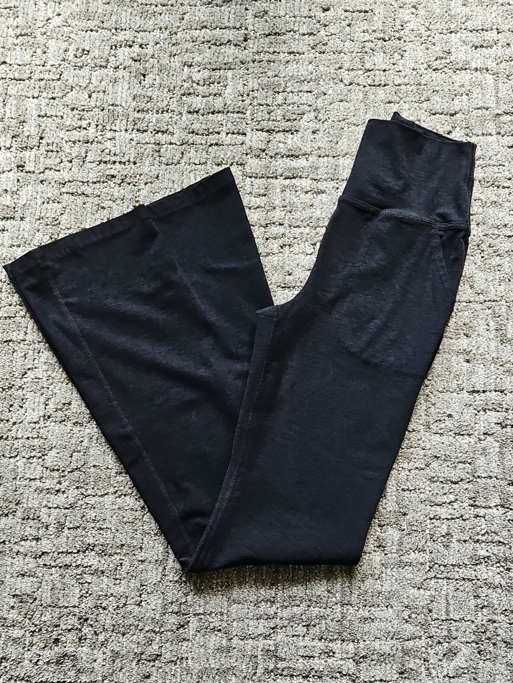 Beyond Yoga Black Flare Leggings with High Waist